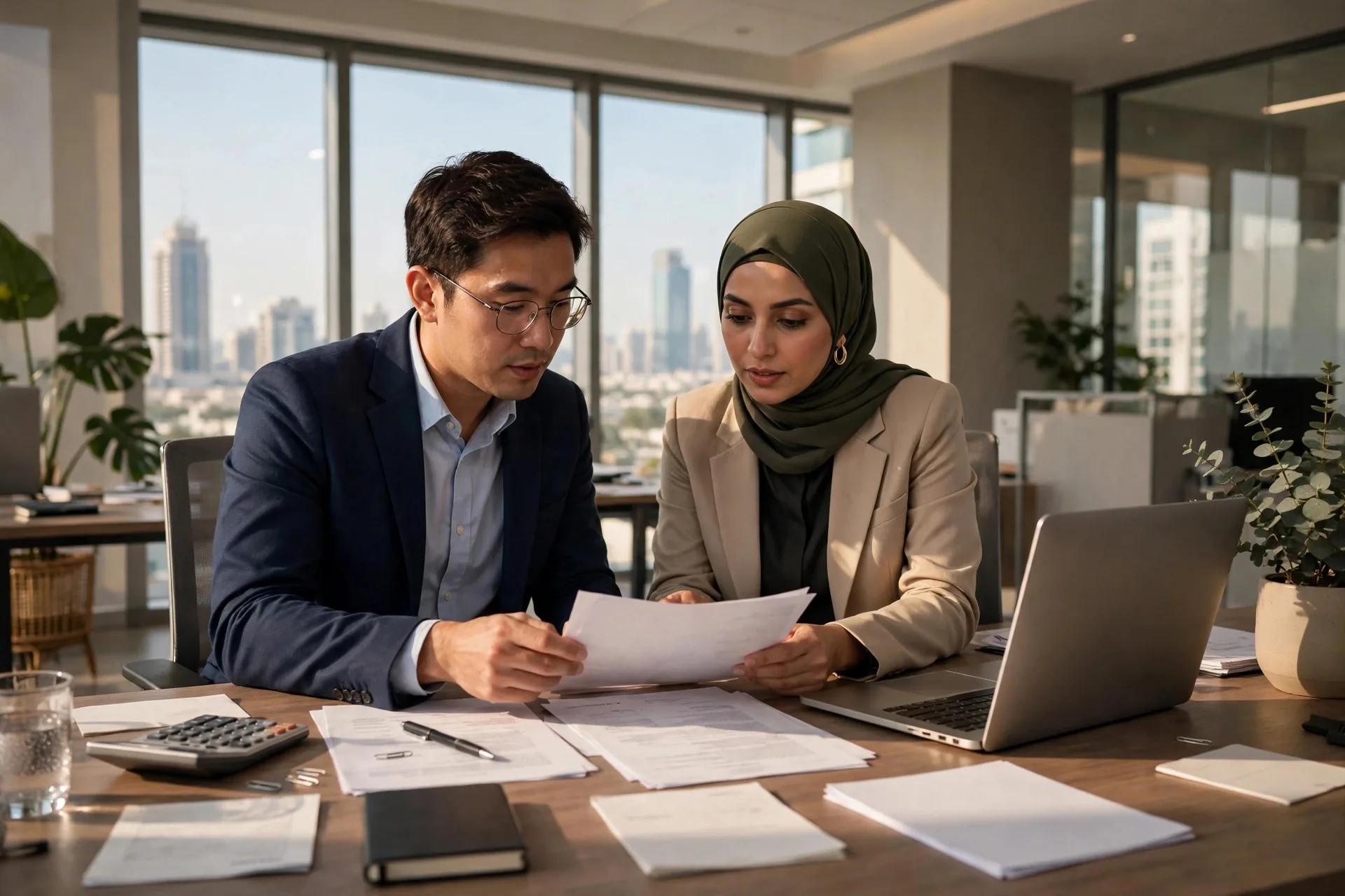 Accounting team confirming a UAE company's EmaraTax registration