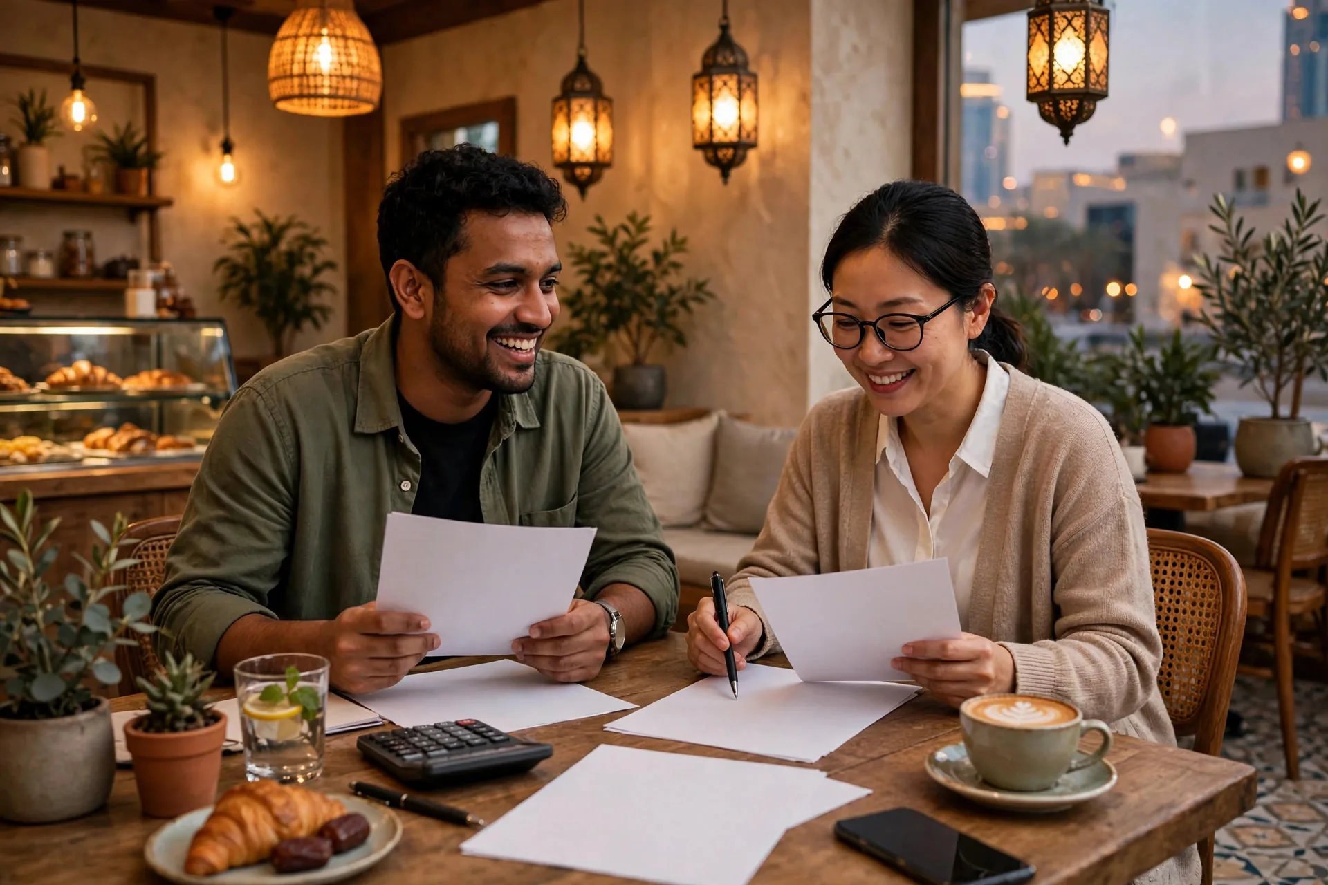 Small business owner discussing Small Business Relief with an accountant in Dubai